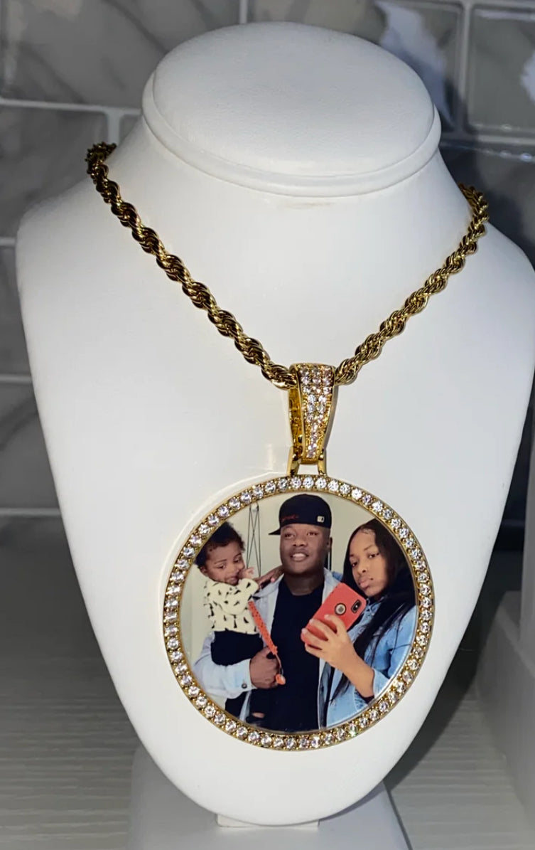 Custom 45mm photo pendant