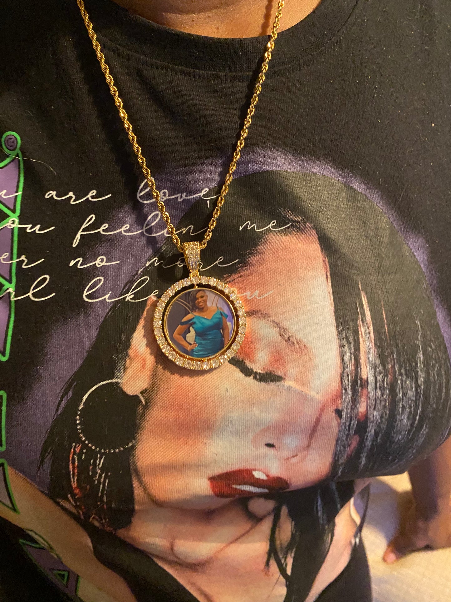 PRINTED ROTATING DOUBLE-SIDED CUSTOM PHOTO