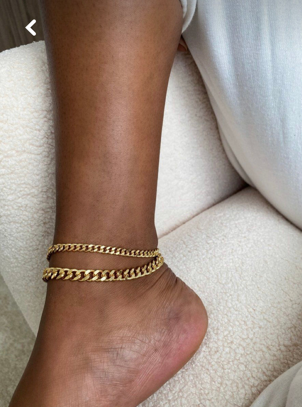 Three piece Women anklets