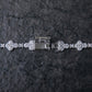 Star/cross moissanite bracelet