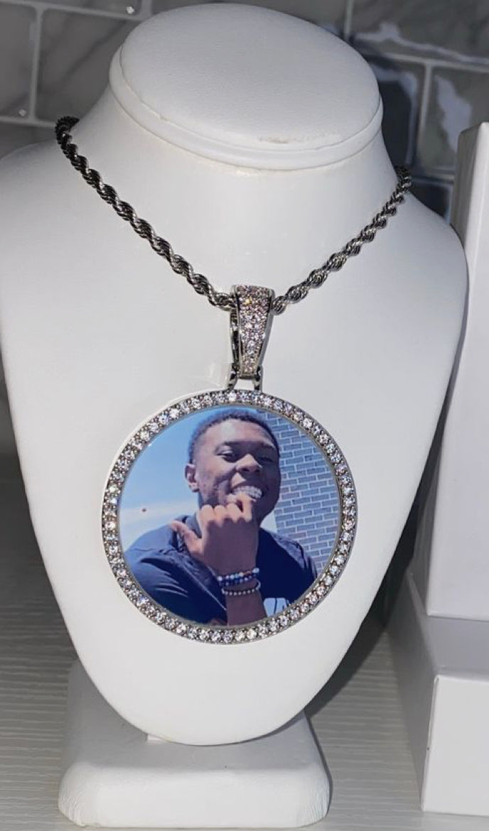 Custom 45mm photo pendant