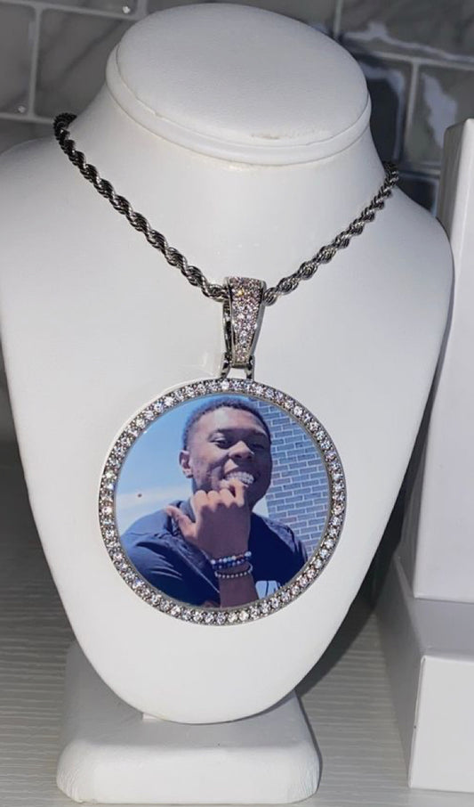 Custom 45mm photo pendant