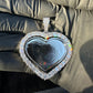 Double photo heart pendant