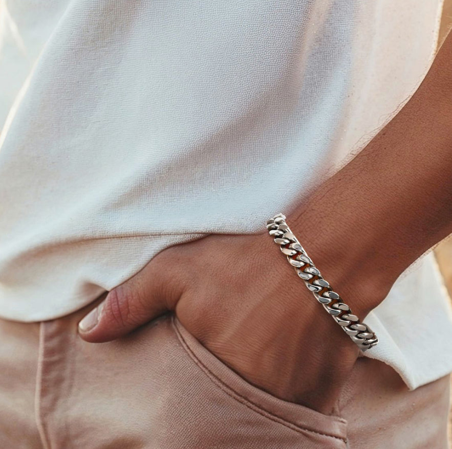 Cuban link bracelet