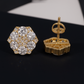 Cluster Moissanite Stud Earrings