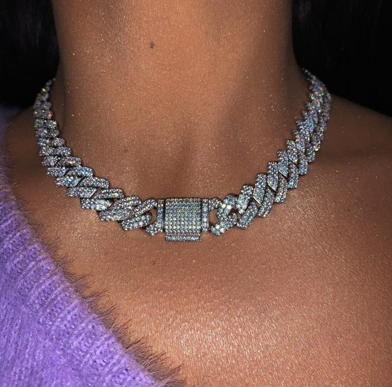 12mm Cuban link necklace